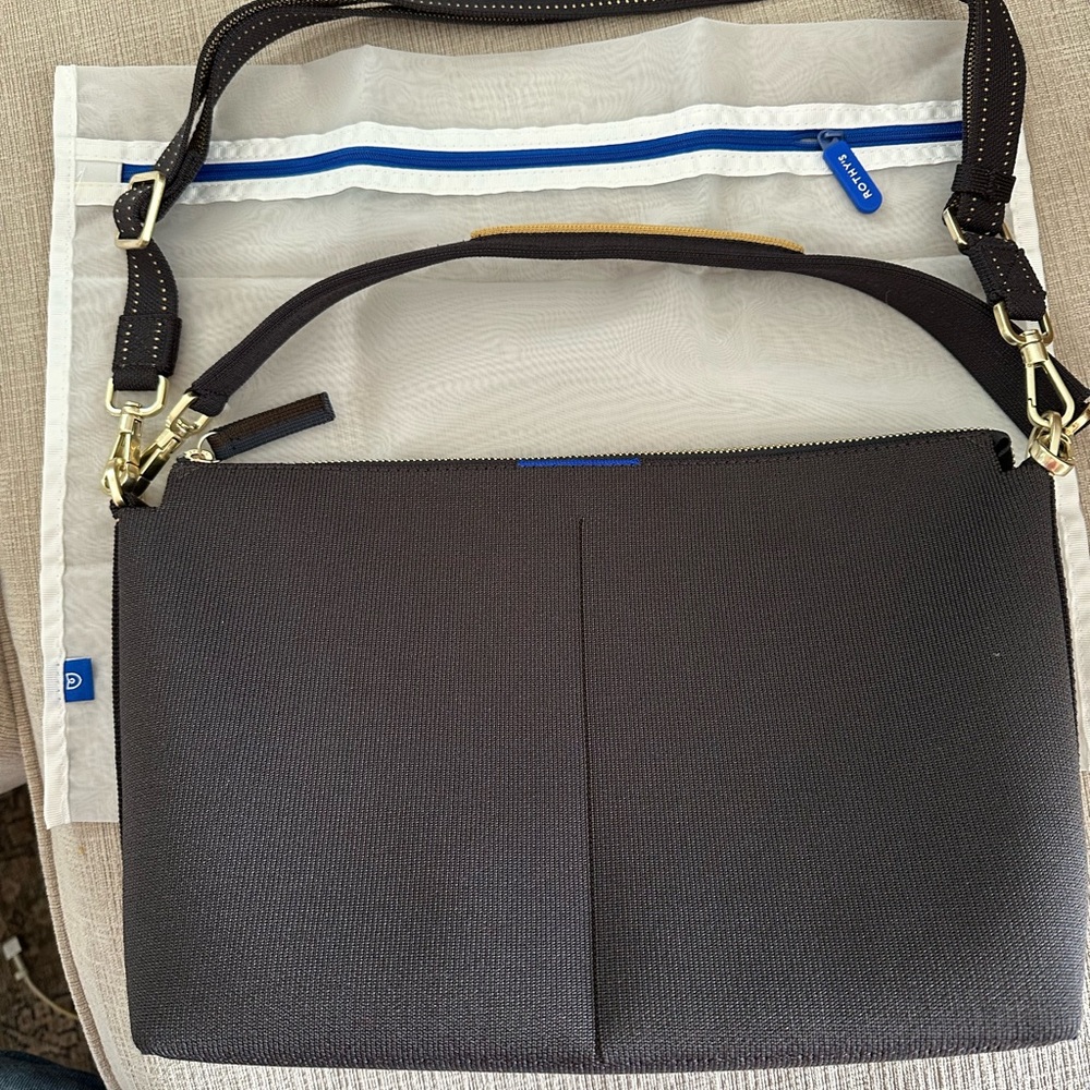 Like New Rothy’s Daily Crossbody in Ink and Ivory